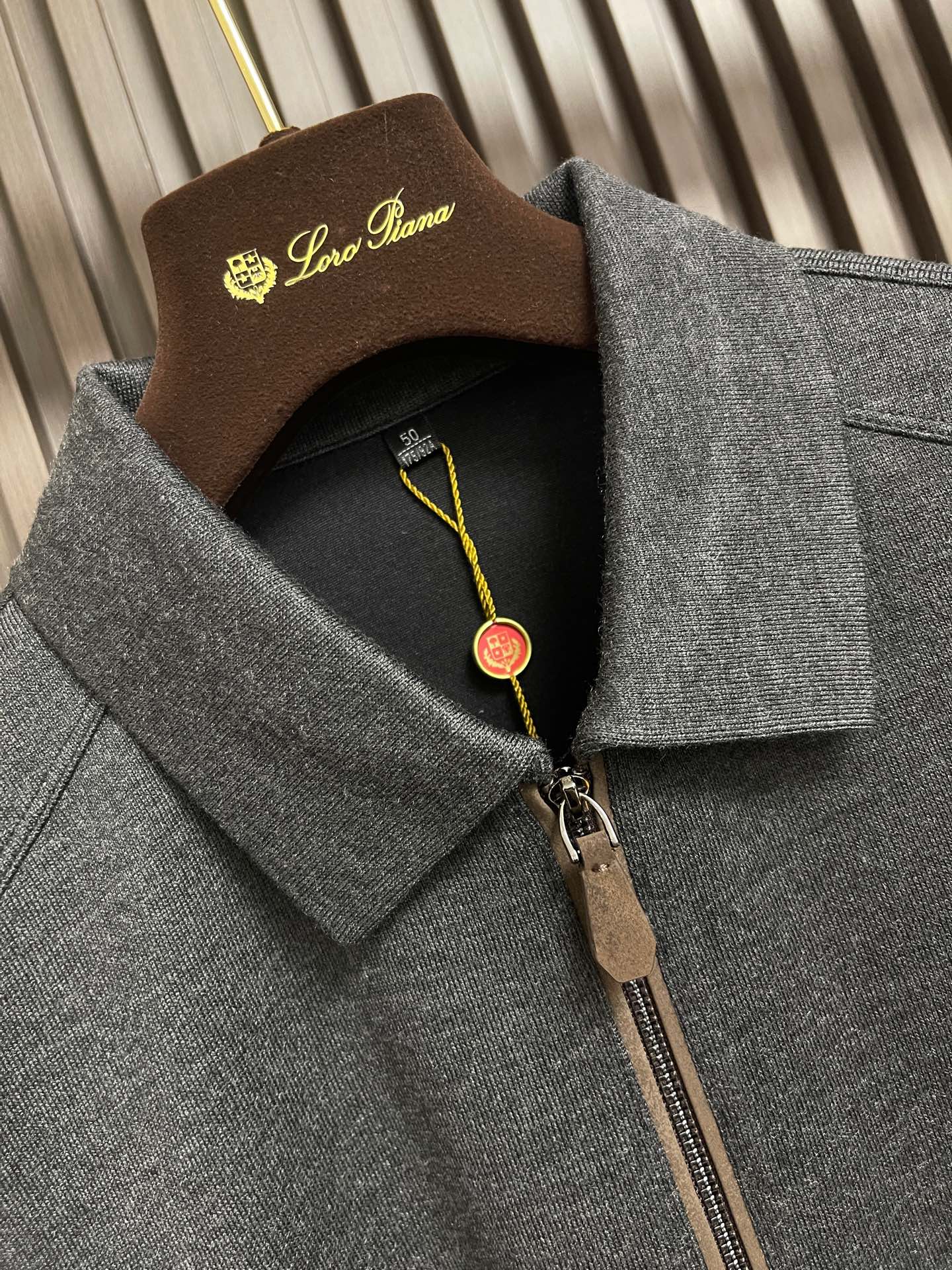 🛒🛒Loro Piana Loro Piana 2026ss早秋新款半拉链针织Polo，自带Loro Piana老钱极简