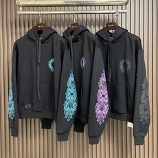🛒🛒CHROME HEARTS CH克罗心闪粉哥特印花连帽卫衣,重磅毛圈棉面料搭配多处闪粉哥特花卉马蹄印花,视觉吸睛,潮 🛒🛒CHROME HEARTS CH克罗心闪粉哥特印花连帽卫衣,重磅毛圈棉面料搭配多处闪粉哥特花卉马蹄印花,视觉吸睛,潮