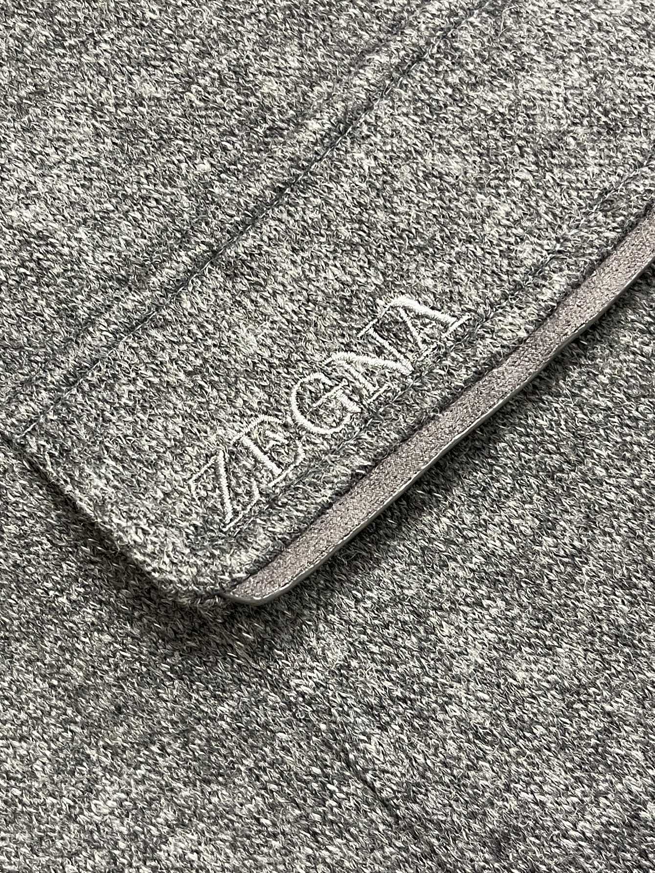 🛒🛒ZEGNA 2026ss秋冬新款羊毛混纺工装夹克外套，羊毛混纺面料，表面有细密的毛呢纹理，触感柔软但不松垮。面料有一