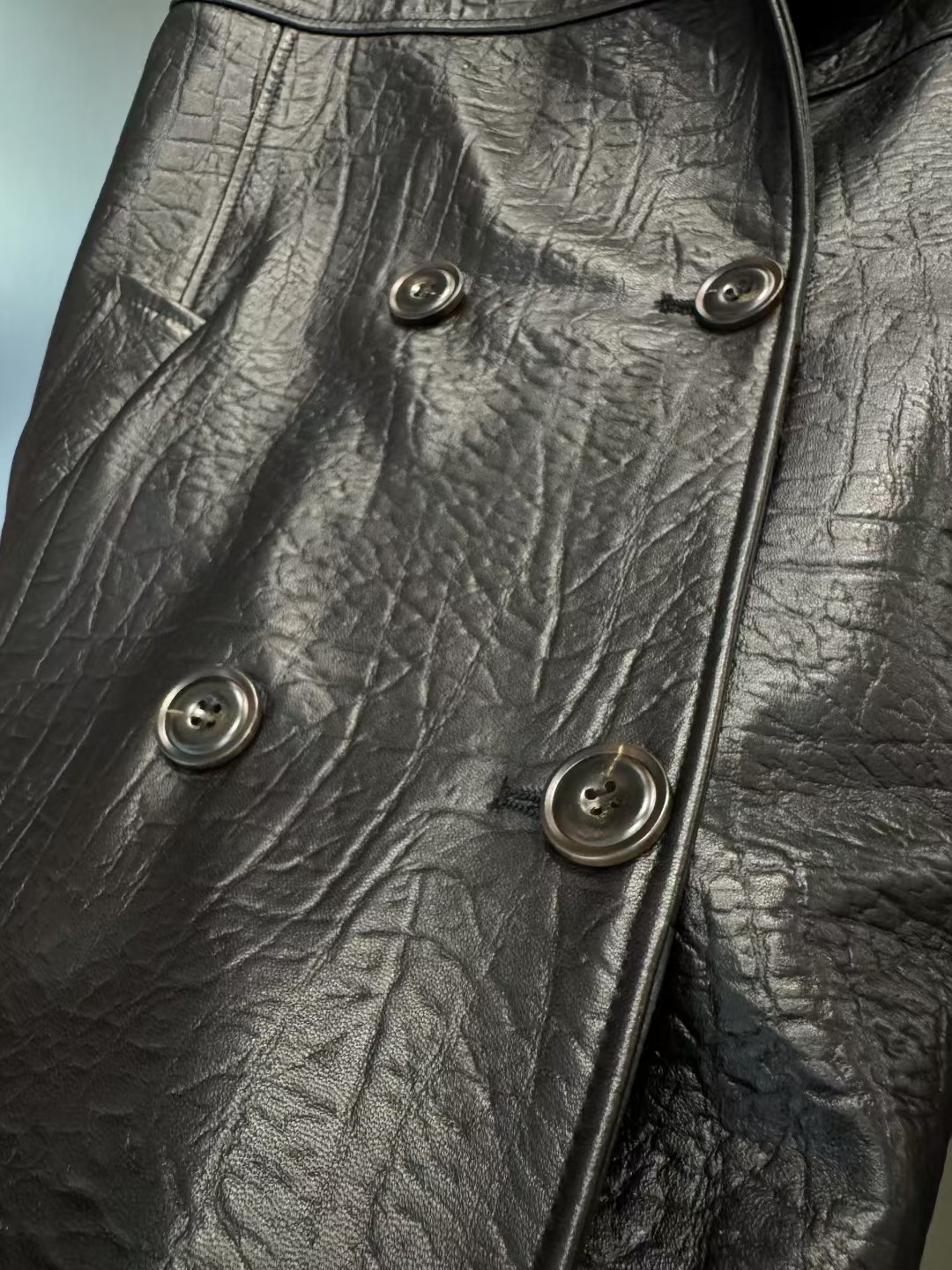 Elegant Lambskin Texture Leather Jacket for Women - 2025 Autumn New Arrival 6 a1753383035291 8364