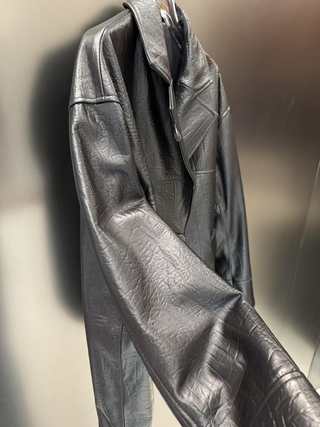 Elegant Lambskin Texture Leather Jacket for Women - 2025 Autumn New Arrival 7 a1753383035310 1837