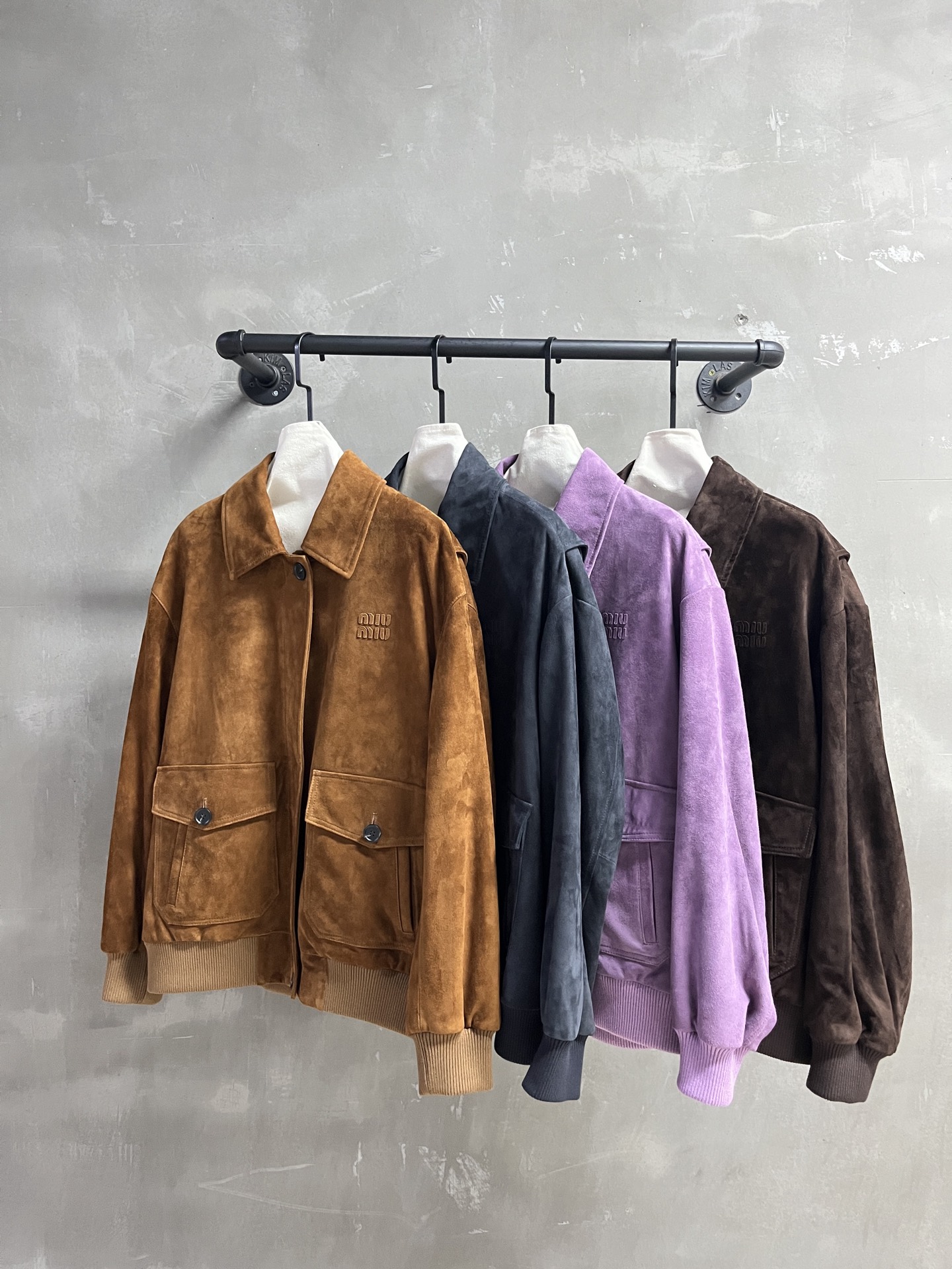 Miu Miu Lambskin Leather Jacket - Classic & Stylish Fall Outerwear 2 a1753478901752 1101