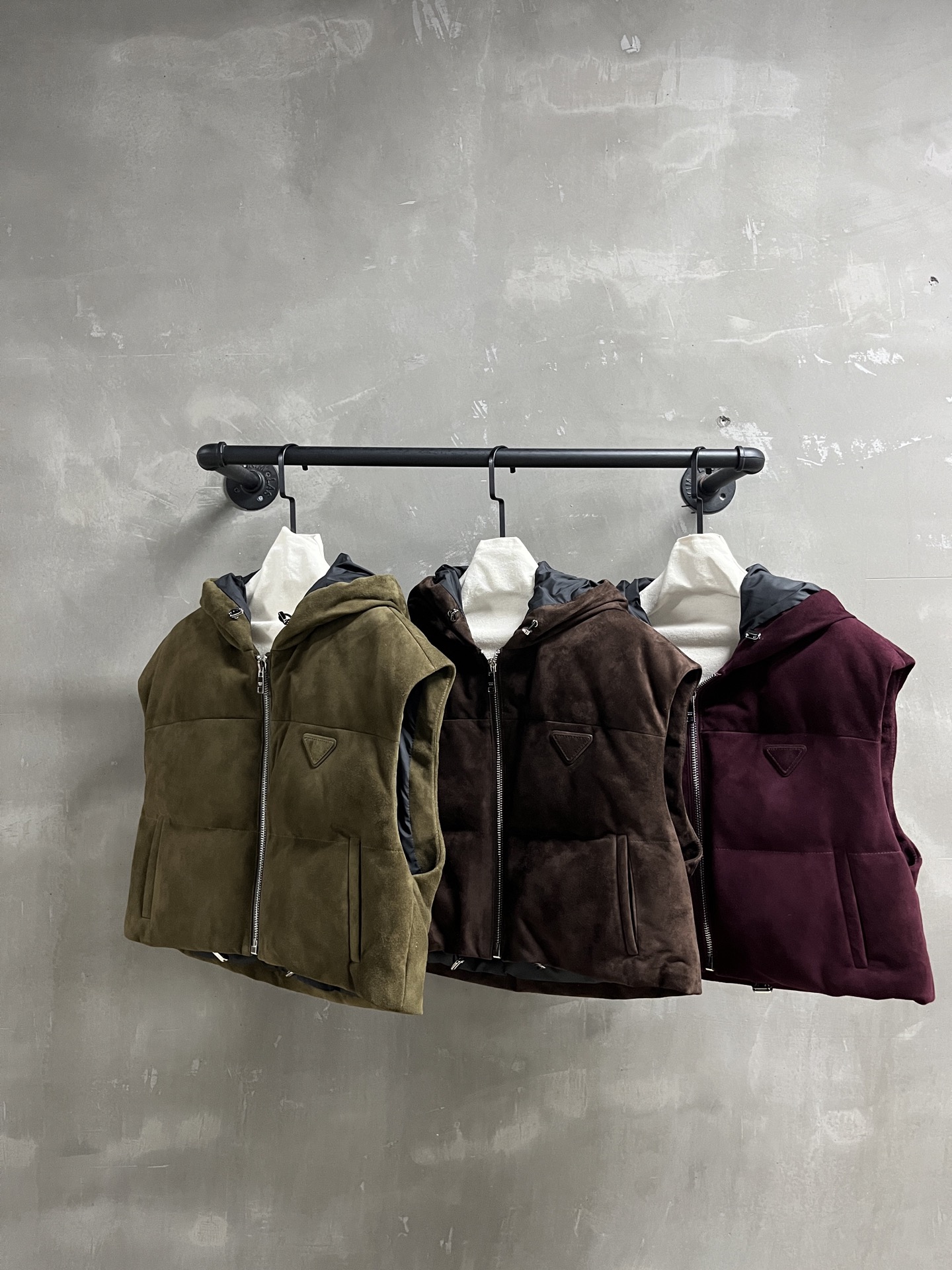 Prada Suede Down Vest – Stylish & Versatile Winter Essential