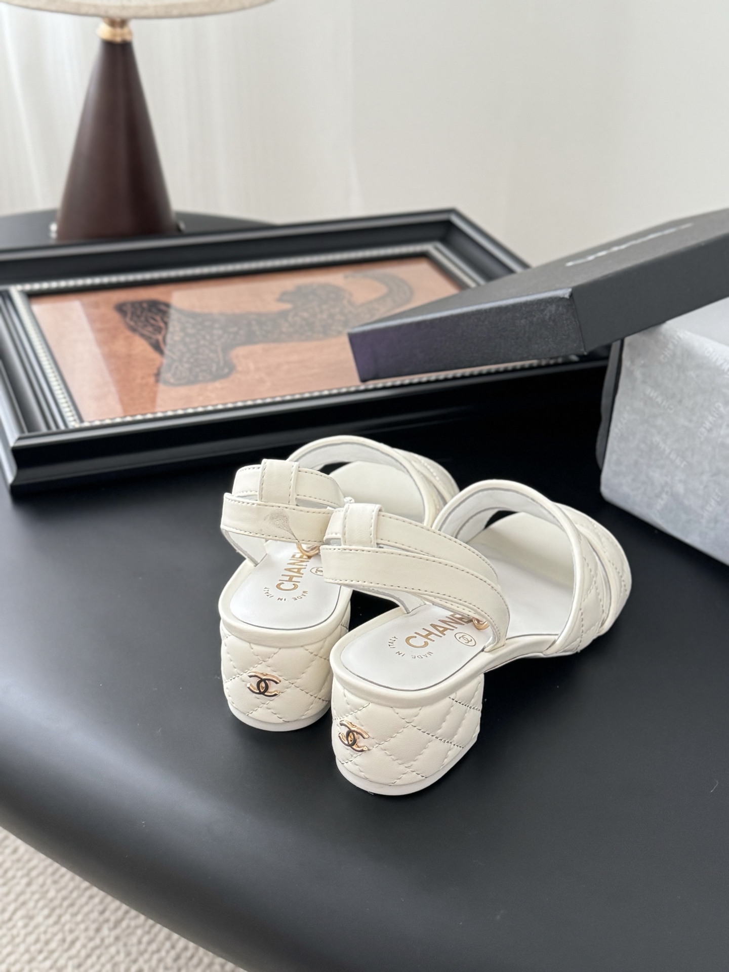 Chanel Quilted Leather Mary Jane Sandals - Comfortable & Stylish 5 i1742073779256 2302 0 2