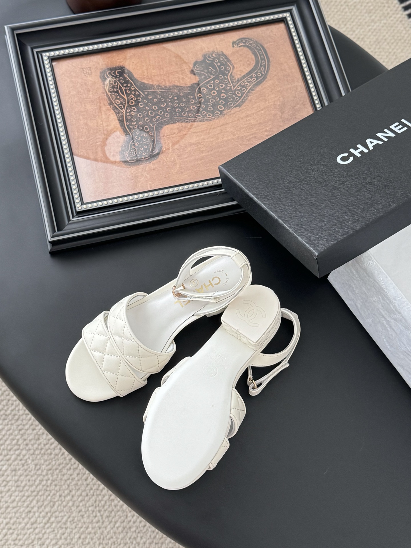 Chanel Quilted Leather Mary Jane Sandals - Comfortable & Stylish 6 i1742073780138 2155 0 4