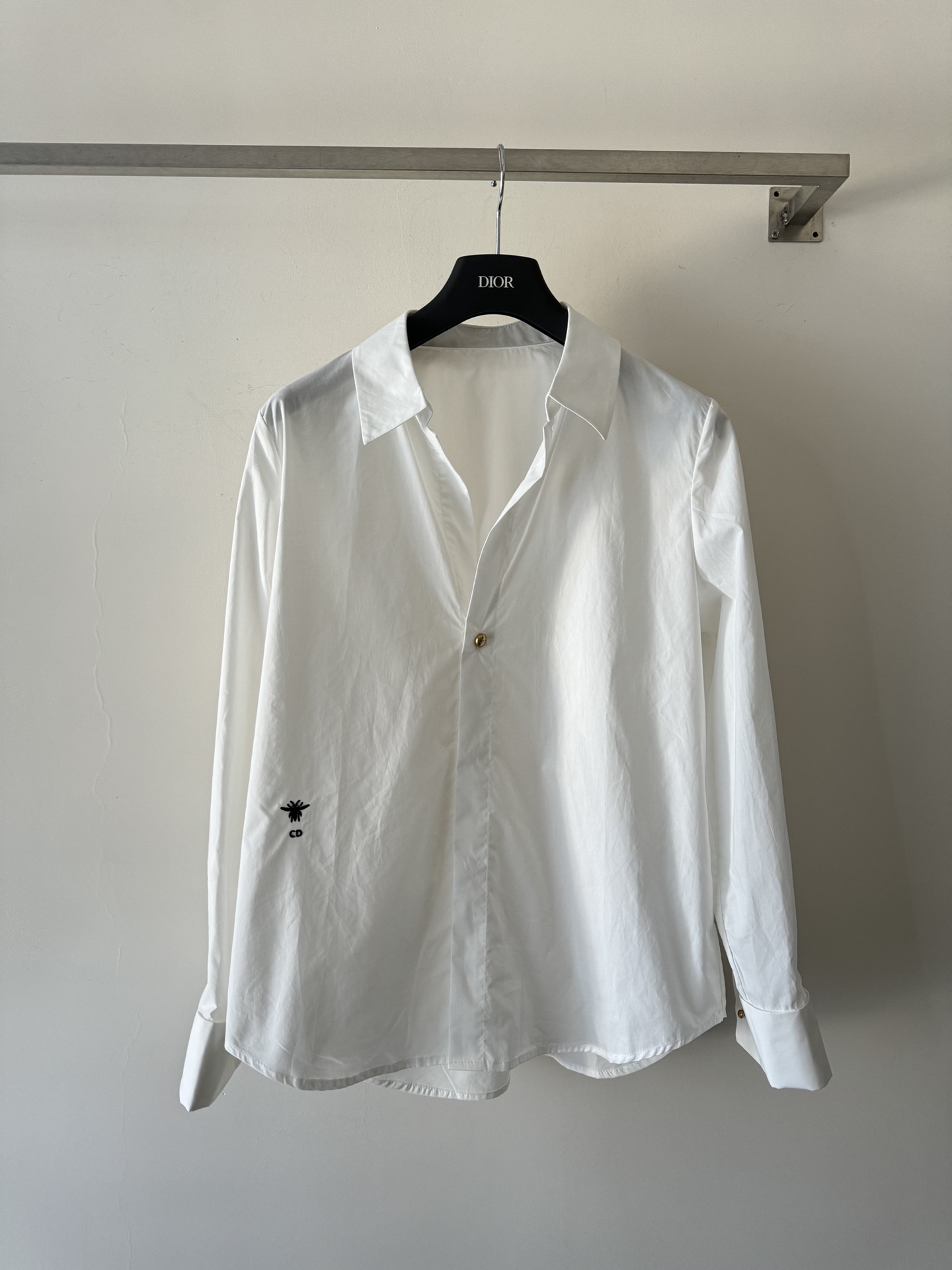 Dior Clothing Shirts & Blouses Gold White Hardware Cotton