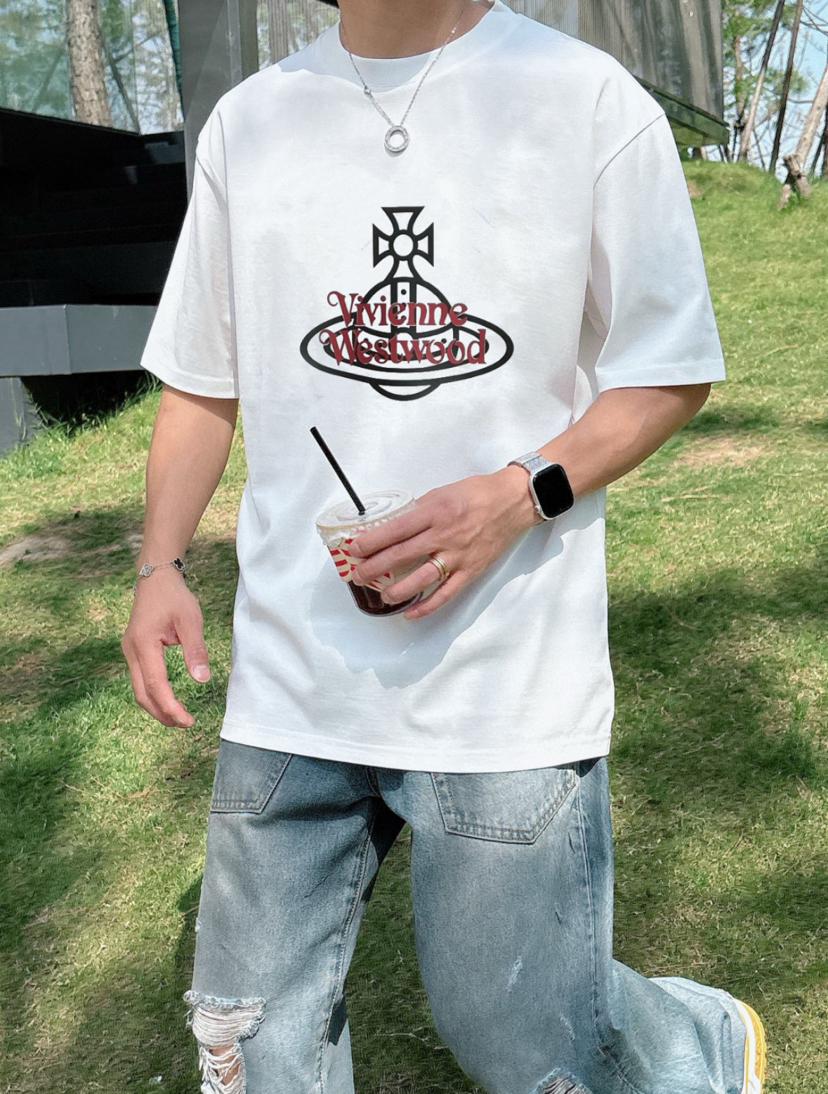 NO:162750,Queen Mother of the West 2025 Spring and Summer New Products, Complete Three-standard Printing Drop Glue Flocking Technology, Mercerized Cotton Short-sleeved T-shirts, Don’t need to introduce too much good products, look at the details, Counter code M-XXXL 175/140 Suggestions, L, T-shirt, tees, t-shirt, alexander wang19860909西太后 2025春夏新品 三标齐全 胸前立体印花滴胶植绒工艺 丝光棉短袖T恤 好货不用过多介绍 看细节 专柜码数M-XXXL 175/140建议L,,T-shirt,tees，t-shirt,alexander wang,Men's clothing