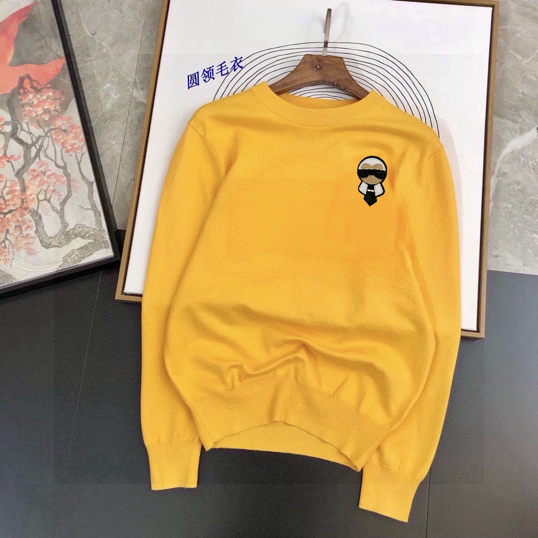 NO:652201,Fendi/Fendi 2025 spring and summer new products, complete with three labels, round neck sweater, good product, no need to introduce too much, look at the details, counter size M-XXXL /140 recommended L,, fendi, fendi, sweaters, alexander wang19860909Fendi/芬迪 2025年春夏新品上新 三标齐全 圆领毛衣 好货不用过多介绍 看细节 专柜码数M-XXXL /140建议L,,fendi,fendi,sweaters,alexander wang,Men's clothing