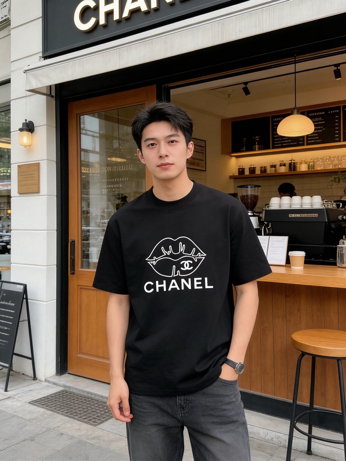 NO:838123,Chanel/Chanel's latest 2026ss spring and summer short-sleeved T-shirt is now available!  !  High version of ice-tide cotton fabric (260g), the upper body is comfortable yet wide, suitable for men and women, loose fit, fine workmanship, comfortable fabric, super handsome upper body, same style for men and women, M-3XL (slightly wider version),,chanel,chanel,T-shirt,tees,t-shirt,19860909Chanel/香奈儿 2026ss春夏最新款短袖T恤出货啦！！高版本冰潮棉面料（260g）上身舒适不失挺阔 、男女同款 宽松版型 做工走线精细 面料上身舒适 超帅上身 男女同款M-3XL（版型微阔）,,chanel,chanel,T-shirt,tees，t-shirt,,Men's clothing