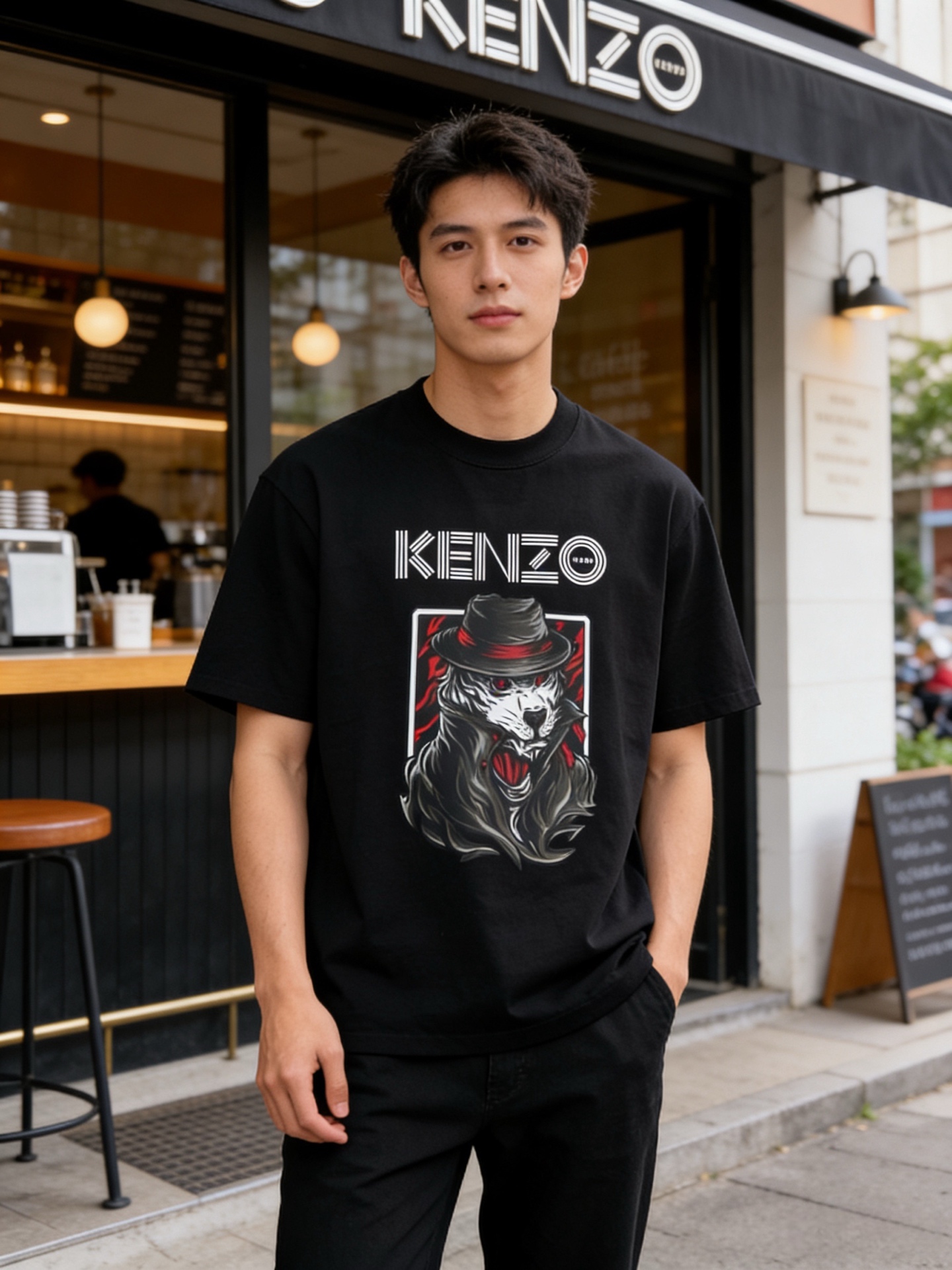 NO:838141,KENZO's latest 2026ss spring and summer short-sleeved T-shirts are now available!  !  High version of ice-tide cotton fabric (260g), the upper body is comfortable yet wide, the same style for men and women, loose fit, fine workmanship, the fabric is comfortable on the upper body, super handsome upper body, the same style for men and women, M-3XL (slightly wider version), T-shirt, tees, t-shirt,19860909KENZO 2026ss春夏最新款短袖T恤出货啦！！高版本冰潮棉面料（260g）上身舒适不失挺阔 、男女同款 宽松版型 做工走线精细 面料上身舒适 超帅上身 男女同款M-3XL（版型微阔）,,T-shirt,tees，t-shirt,,Men's clothing