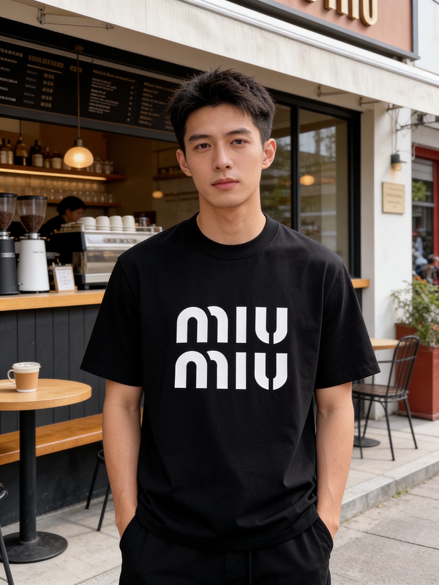NO:838153,MIUMIU's latest 2026ss spring and summer short-sleeved T-shirts are now available!  !  High version of ice-tide cotton fabric (260g), the upper body is comfortable yet wide, suitable for men and women, loose fit, fine workmanship, comfortable fabric for the upper body, super handsome upper body, same style for men and women, M-3XL (slightly wider version),,miumiu,T-shirt,tees,t-shirt,19860909MIUMIU 2026ss春夏最新款短袖T恤出货啦！！高版本冰潮棉面料（260g）上身舒适不失挺阔 、男女同款 宽松版型 做工走线精细 面料上身舒适 超帅上身 男女同款M-3XL（版型微阔）,,miumiu,T-shirt,tees，t-shirt,,Men's clothing