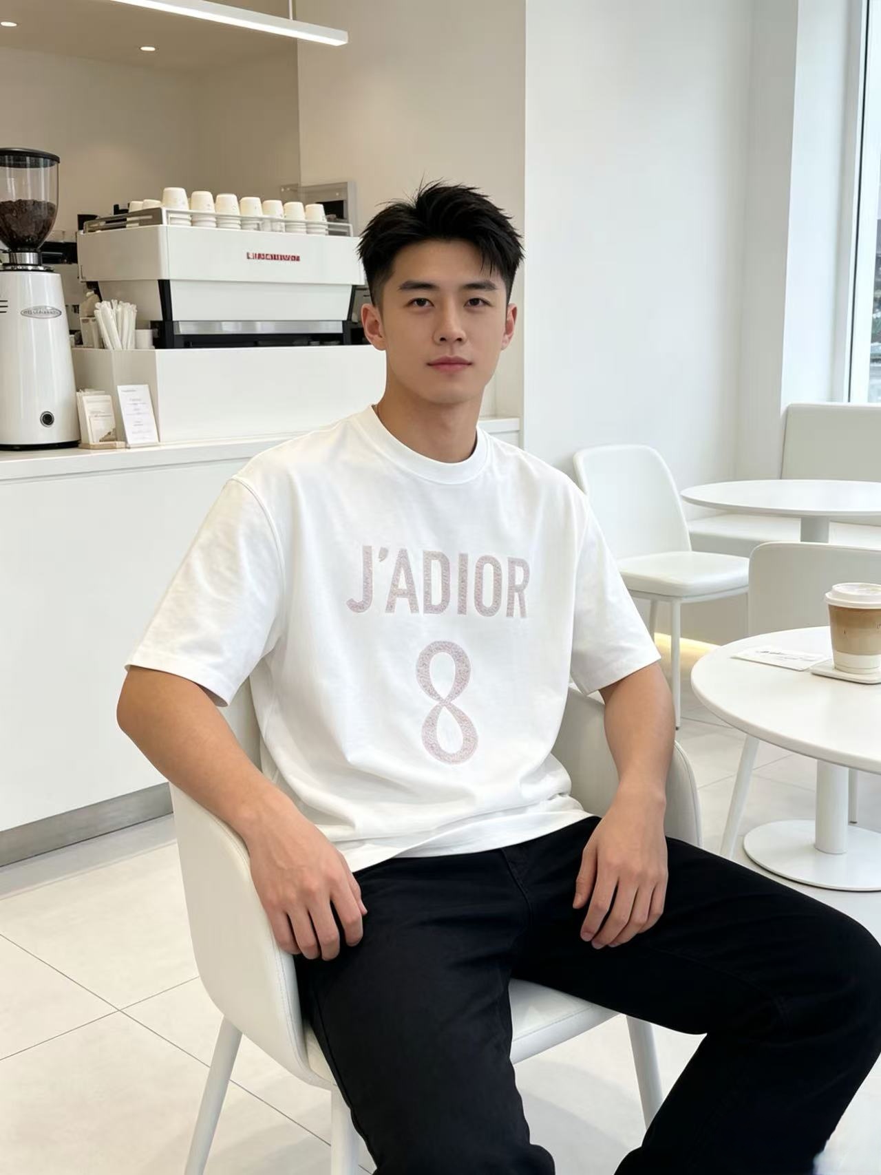 NO:833215,Dior/Dior 2026 spring and summer new products, complete with three labels, round neck mercerized cotton short-sleeved T-shirt, counter size M-XXXL / recommended L,, dior, dior, T-shirt, tees, t-shirt,19860909Dior/迪奥 2026春夏新品 三标齐全 圆领丝光棉短袖T恤 专柜码数M-XXXL /建议L,,dior,dior,T-shirt,tees，t-shirt,,Men's clothing