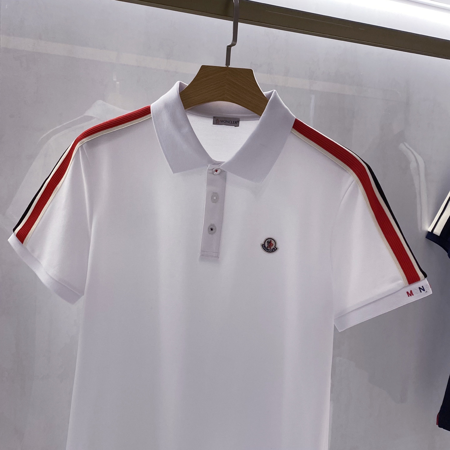 【臻选新品】M家族（Moncler）高端时尚商务男士短袖POLO衫，26年夏季新品，时尚休闲兼备，贸易公