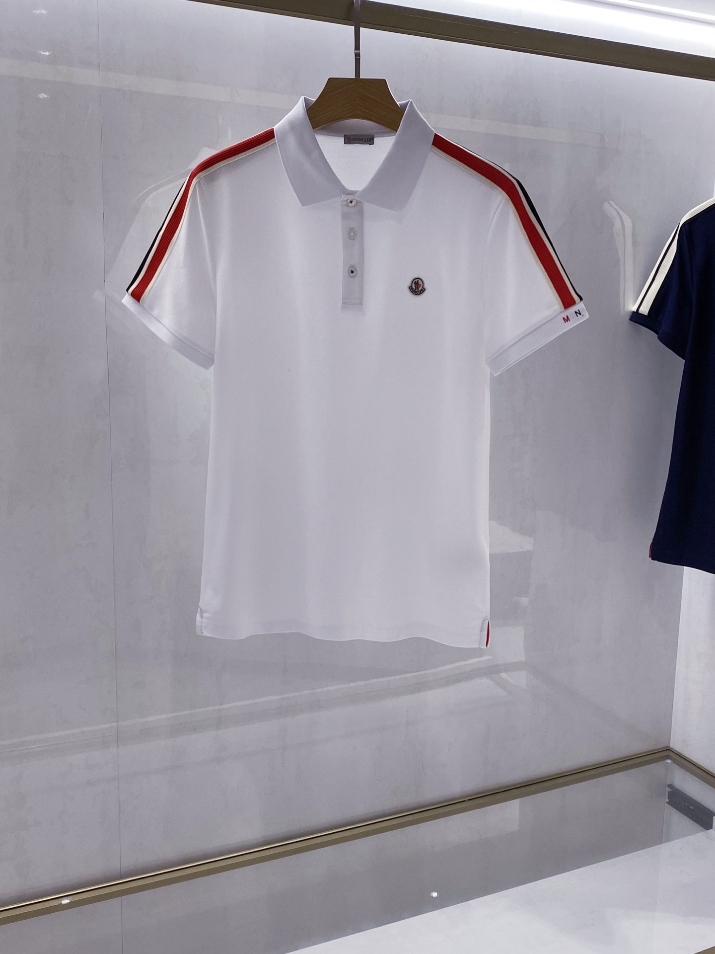 【臻选新品】M家族（Moncler）高端时尚商务男士短袖POLO衫，26年夏季新品，时尚休闲兼备，贸易公