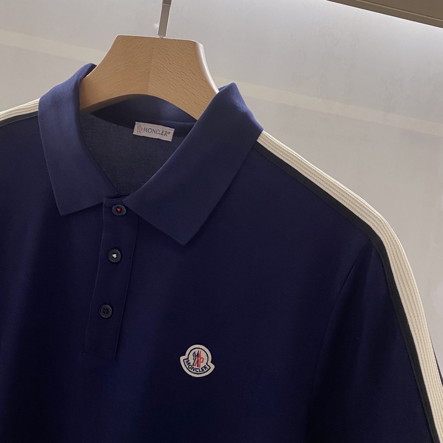 【臻选新品】M家族（Moncler）高端时尚商务男士短袖POLO衫，26年夏季新品，时尚休闲兼备，贸易公