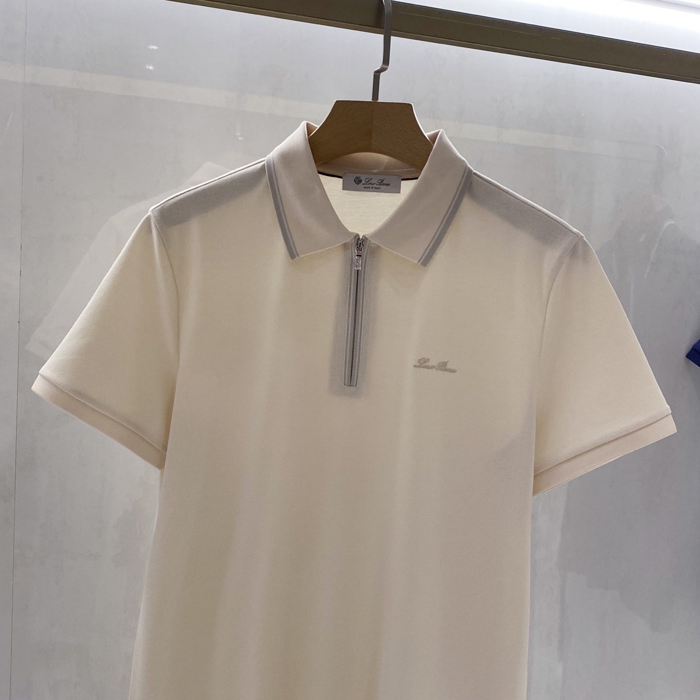 【臻选新品】洛悠*雅26年夏季限定最新男士商务休闲半拉链短袖POLO，香港贸易公司一手渠道货源，双色臻选