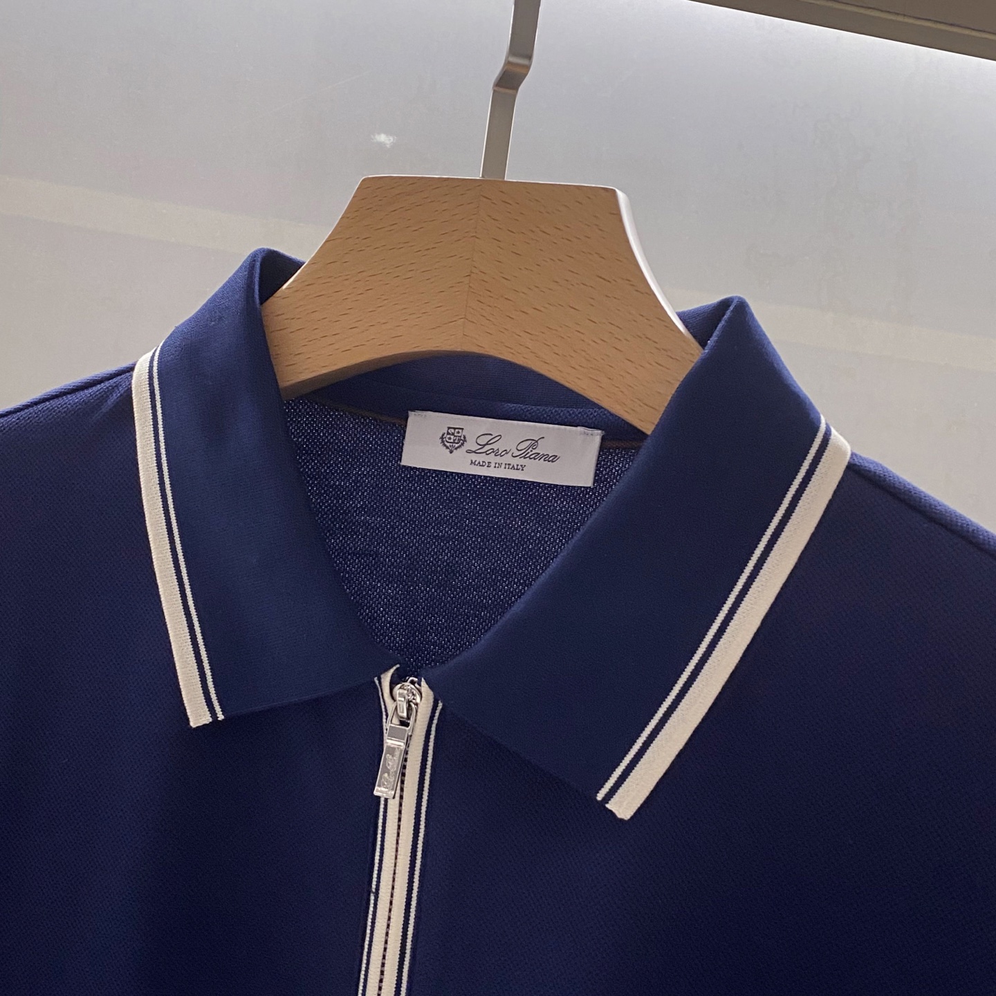 【臻选新品】洛悠*雅26年夏季限定最新男士商务休闲半拉链短袖POLO，香港贸易公司一手渠道货源，双色臻选