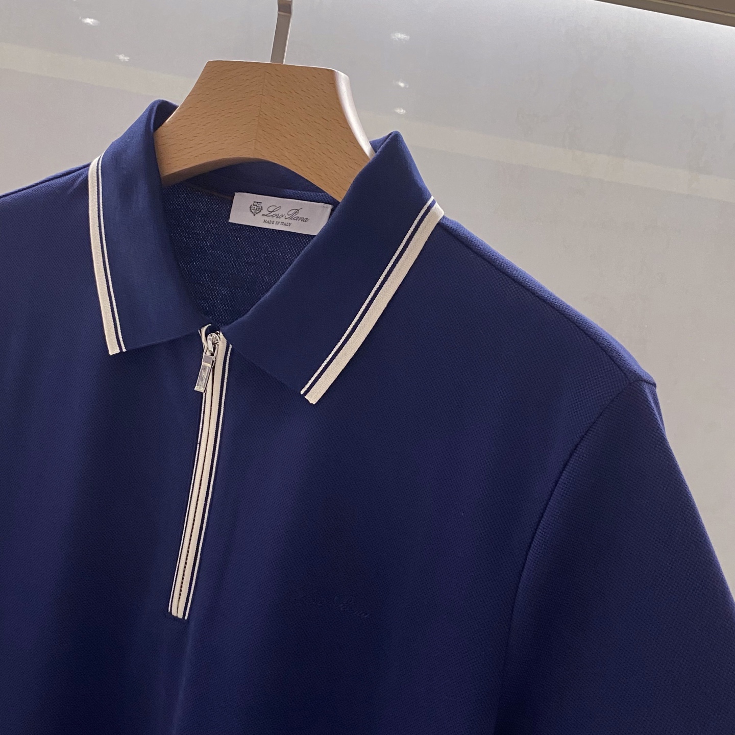 【臻选新品】洛悠*雅26年夏季限定最新男士商务休闲半拉链短袖POLO，香港贸易公司一手渠道货源，双色臻选
