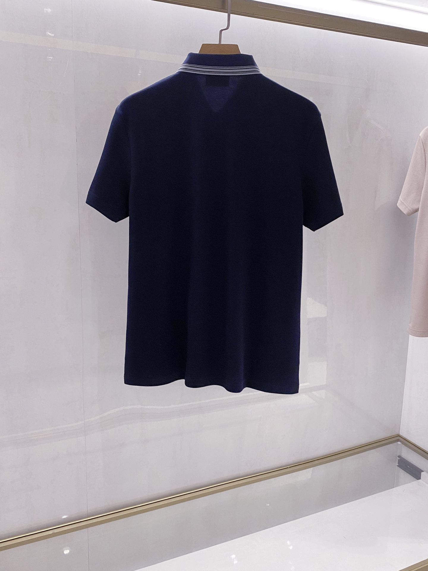 【典藏臻品】布里*尼26年夏季最新男士高端商务短袖POLO，两色甄选（浅咖、蓝色），M-3XL全码段尊享