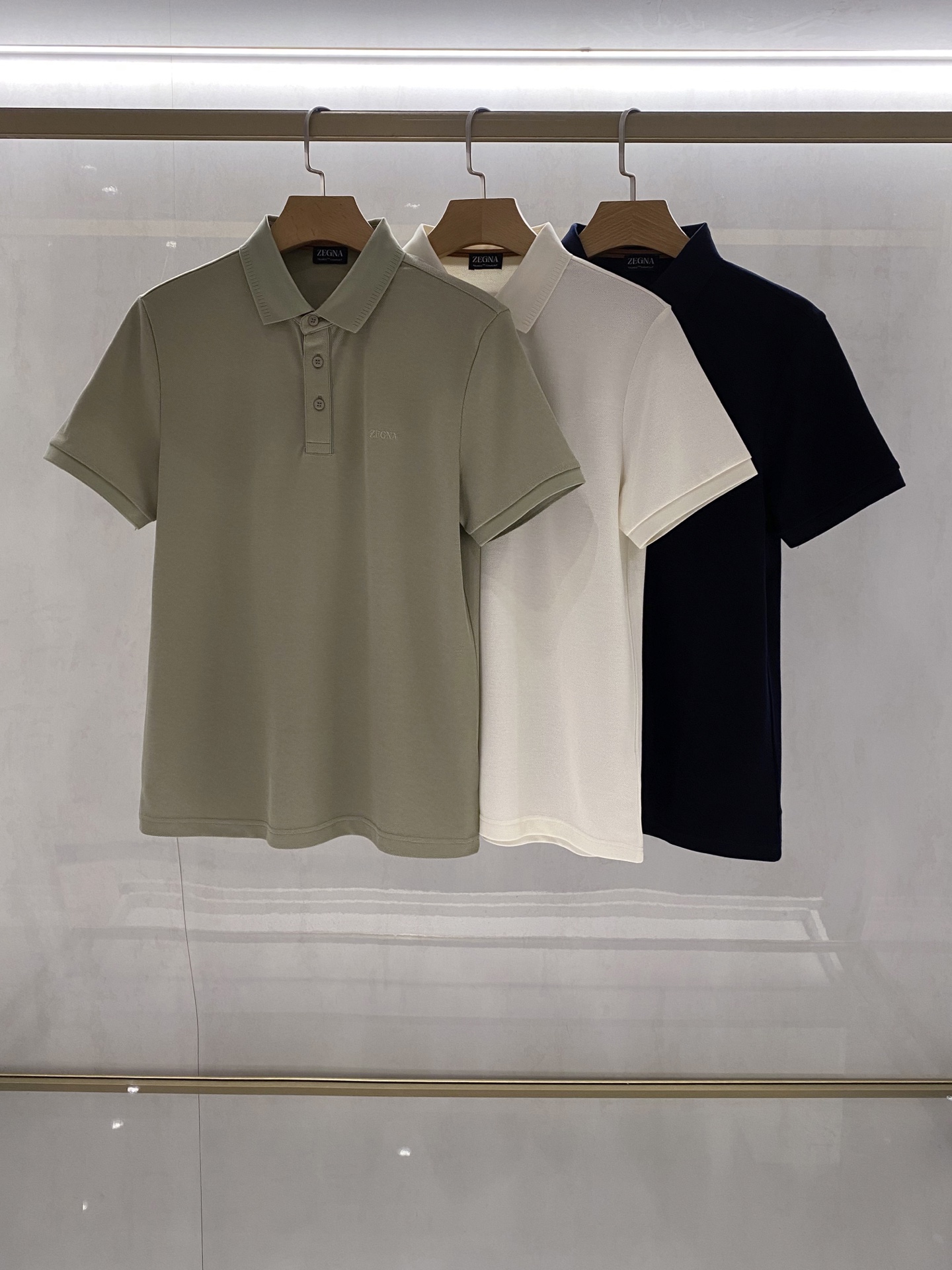 【典藏臻品】EZ家族26夏季最新经典商务休闲男士短袖POLO衫，三色供选——森翠绿、云柔米、静谧蓝，26