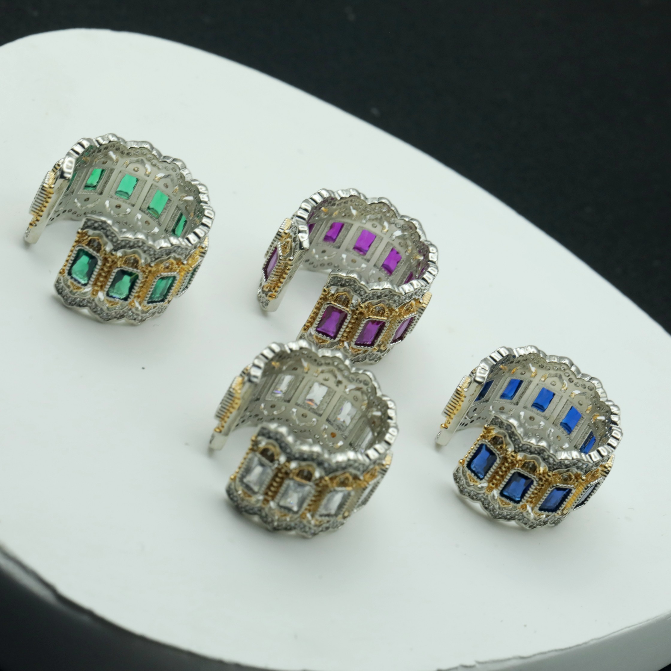 Butchlati ring, from the Italian Palace of Tynthetics, the diamond ring, the beautiful hand, the air - 图片 4