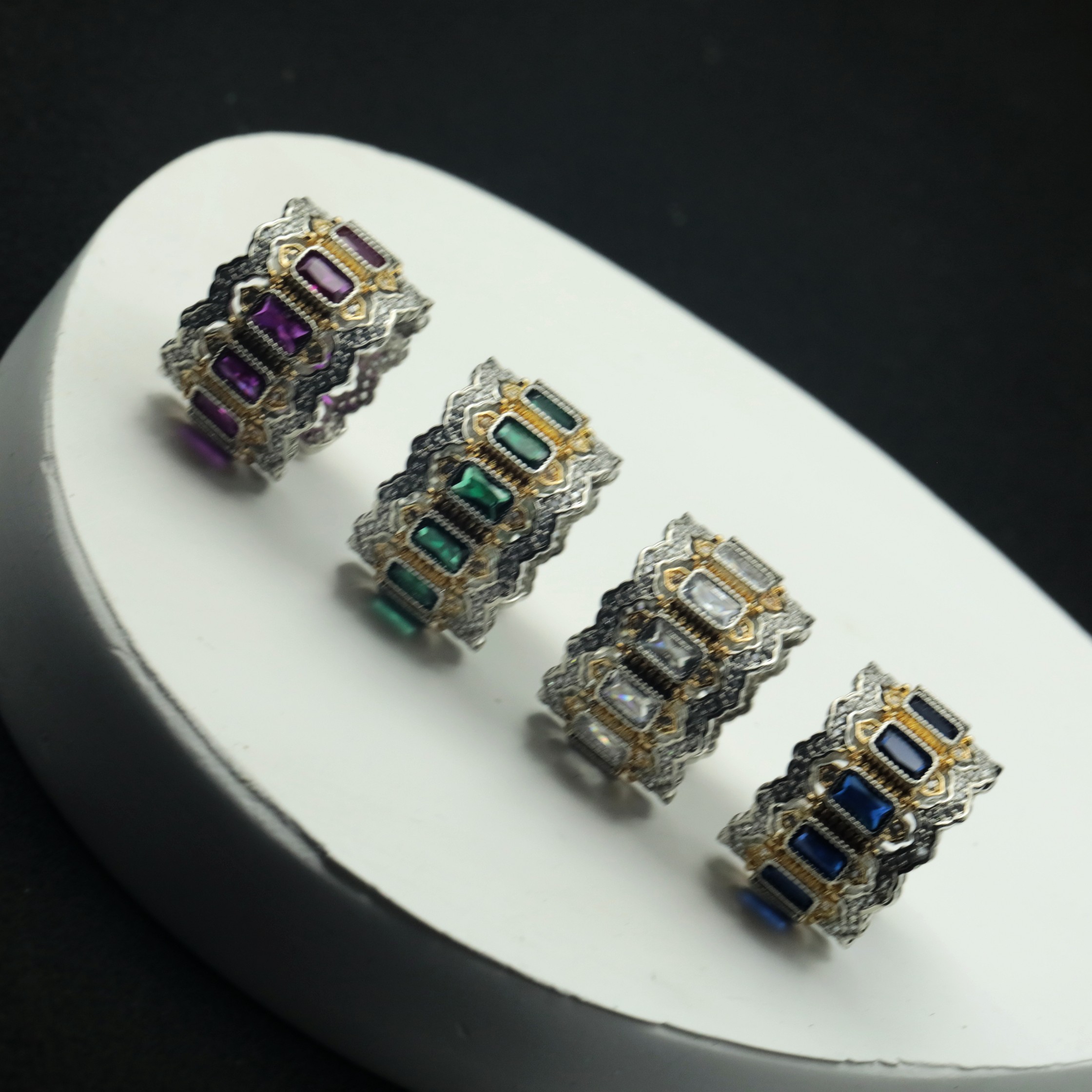 Butchlati ring, from the Italian Palace of Tynthetics, the diamond ring, the beautiful hand, the air - 图片 5