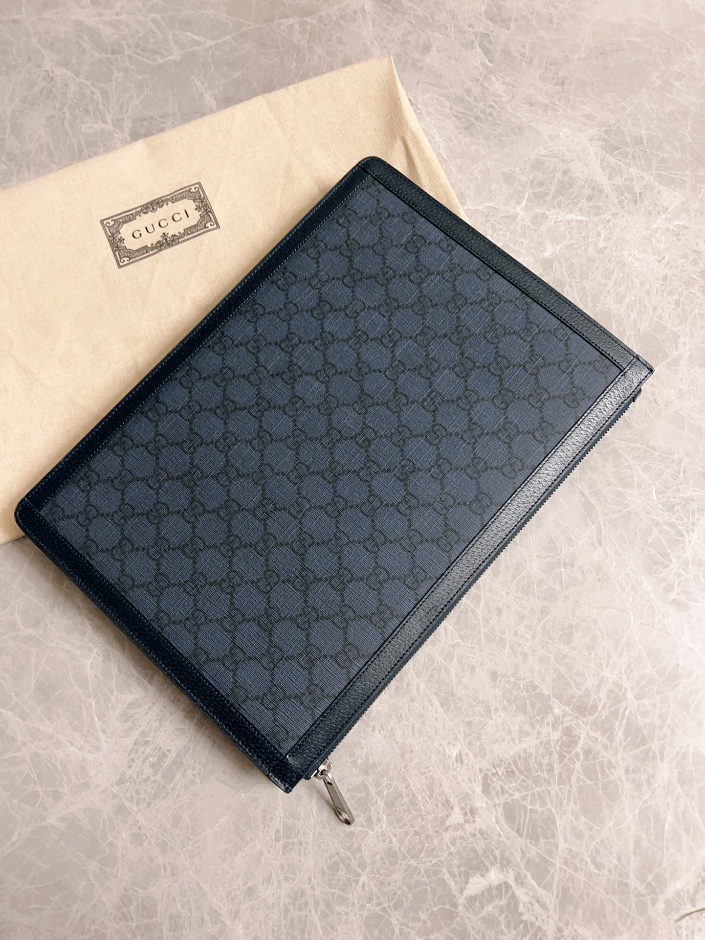 Gucci Ophidia Blue GG Supreme clutch everyday