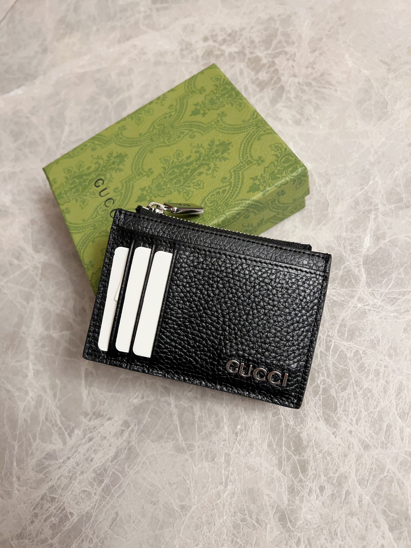 NO:672618,Counter quality, top-quality original goods, real photos!  Style No. 771158 Black leather size 12x8cm, Gucci wallet, gucci, wallets19860909专柜品质,顶级原单货,实物实拍！款号771158 黑皮尺寸12x8cm,Gucci钱包,gucci,wallets,欧美剧