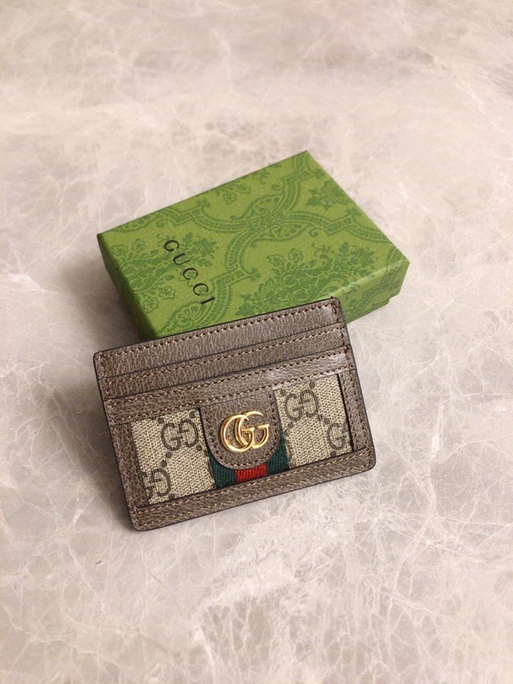 NO:672155,The official website synchronizes new styles!  Ophidia series ~ small card holder is made of GG Supreme high-grade PVC fabric with iconic double G hardware marks and classic red and green webbing, exquisitely crafted!  Style number: 523159, size: W10xH7cm, color coffee, Gucci wallet, gucci, wallets19860909官网同步新款！Ophidia系列～小卡包采用GG Supreme高级PVC面料配以标志性双G 五金唛头,经典著作红绿色织带,精制而成！款号:523159, 尺寸: W10xH7cm ,颜色咖啡,Gucci钱包,gucci,wallets,欧美剧