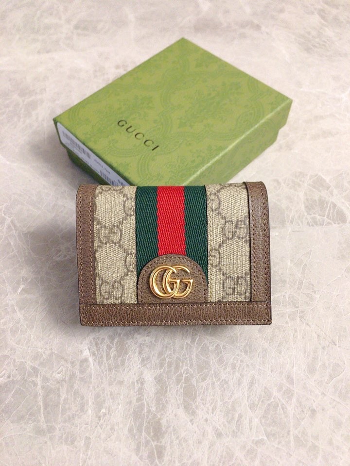 NO:672158,The official website synchronizes new styles!  Ophidia series ~ short card holder/wallet, made of GG Supreme high-grade PVC fabric with iconic double G hardware marks, classic red and green webbing, exquisitely made!  Style number: 523155, size: W11xH9xD3cm, color coffee, Gucci wallet, gucci, wallets19860909官网同步新款！Ophidia系列～短款卡包/钱夹,采用GG Supreme高级PVC面料配以标志性双G 五金唛头,经典著作红绿色织带,精制而成！款号:523155, 尺寸: W11xH9xD3cm ,颜色咖啡,Gucci钱包,gucci,wallets,欧美剧