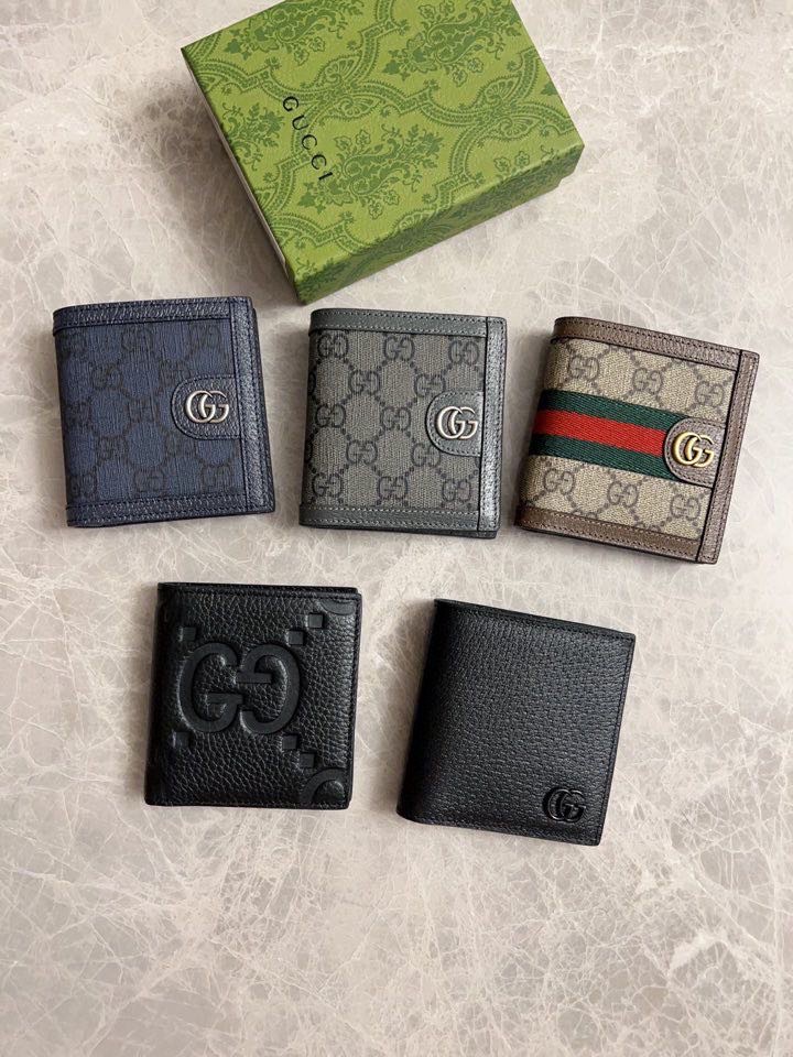 Gucci Ophidia GG Short Wallet Black Standard everyday