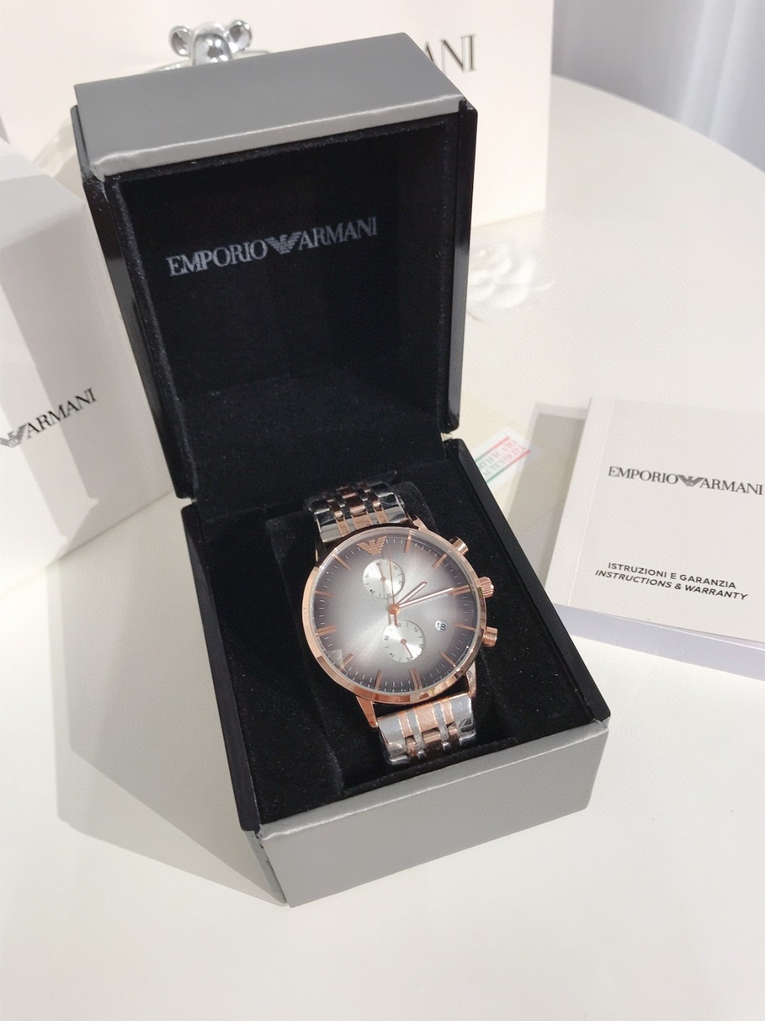 Armani Armbanduhr Männer Fashion Quartz Movement