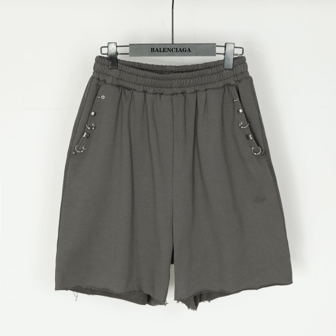 BALENCIAGA P115 Nuevo cierre de hebilla perforado de París, sudadera, tejido de 380g tejido a medida, herrajes con mold…