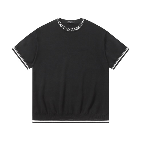 Dolce & Gabbana Zwarte T-shirt met Logo voor Dames en Heren - XS t/m L 1 Dolce & Gabbana Zwarte T-shirt met Logo voor Dames en Heren - XS t/m L