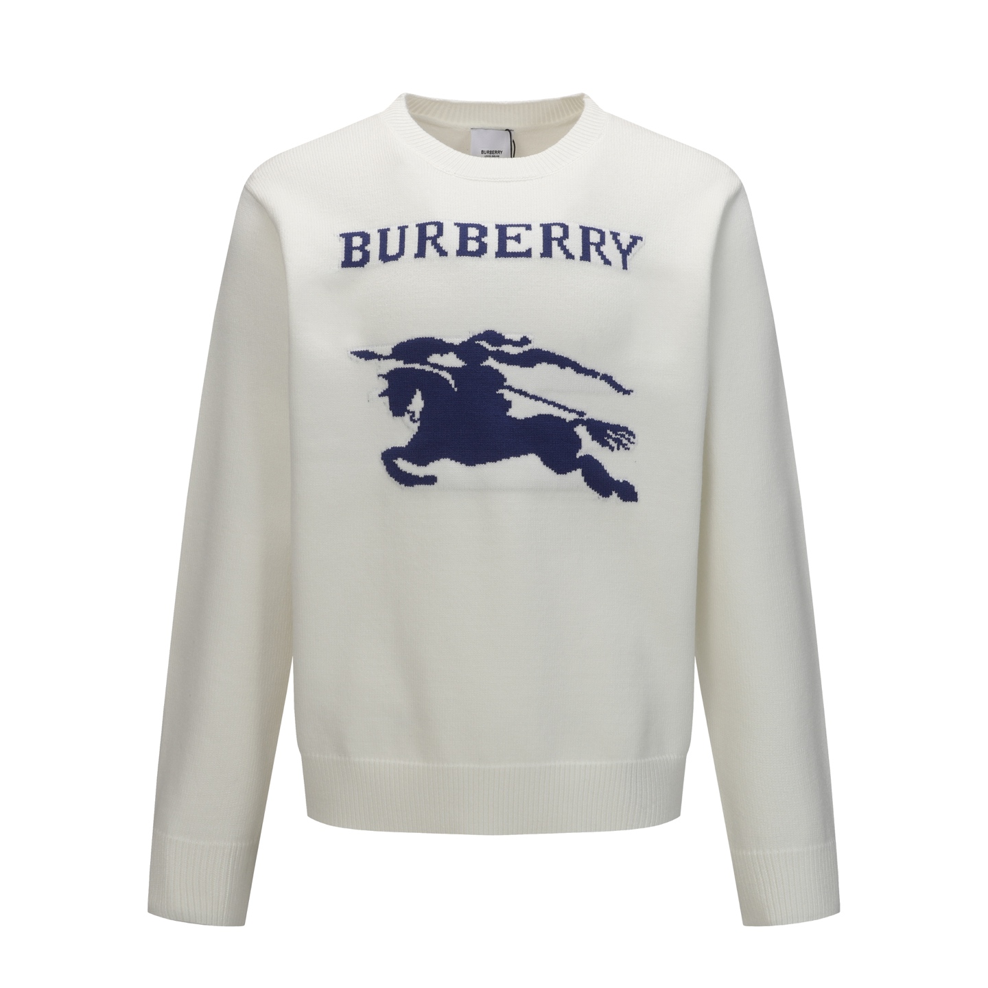 Suéter Burberry FW25 Equestrian Knight Logo Descripción del producto Jersey de punto confeccionado en suave tejido mezc…