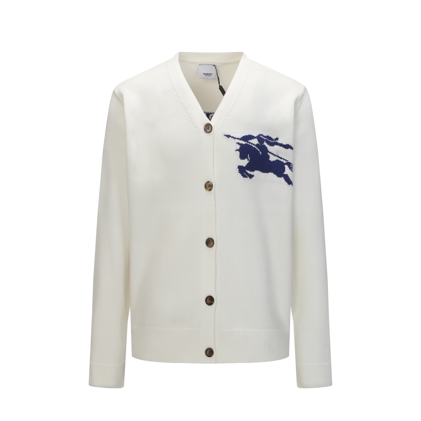 Suéter Burberry FW25 Equestrian Knight Logo Descripción del producto Jersey de punto confeccionado en suave tejido mezc…