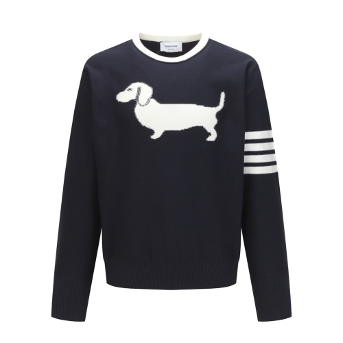 Thom Browne Animal Crewneck Long Sleeve Knit Sweater Blue Unisex 1 Thom Browne Animal Crewneck Long Sleeve Knit Sweater Blue Unisex