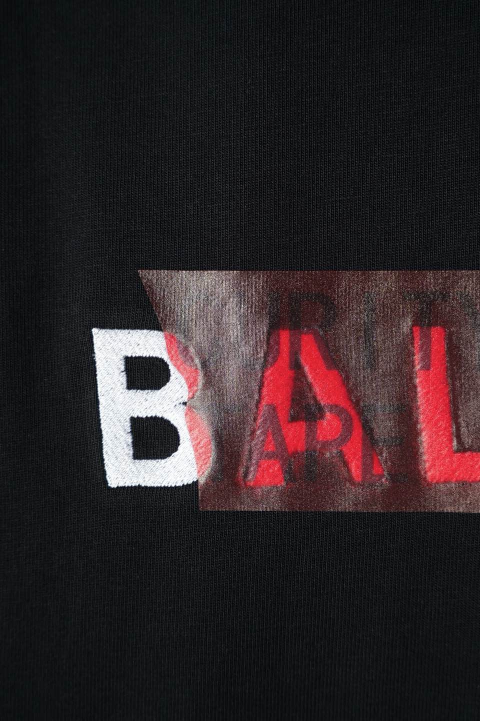 BALENC&AGA Paris Tape Letter Crew Neck Cotton T-Shirt Unisex Loose Fit 8 a1747711694862 8375