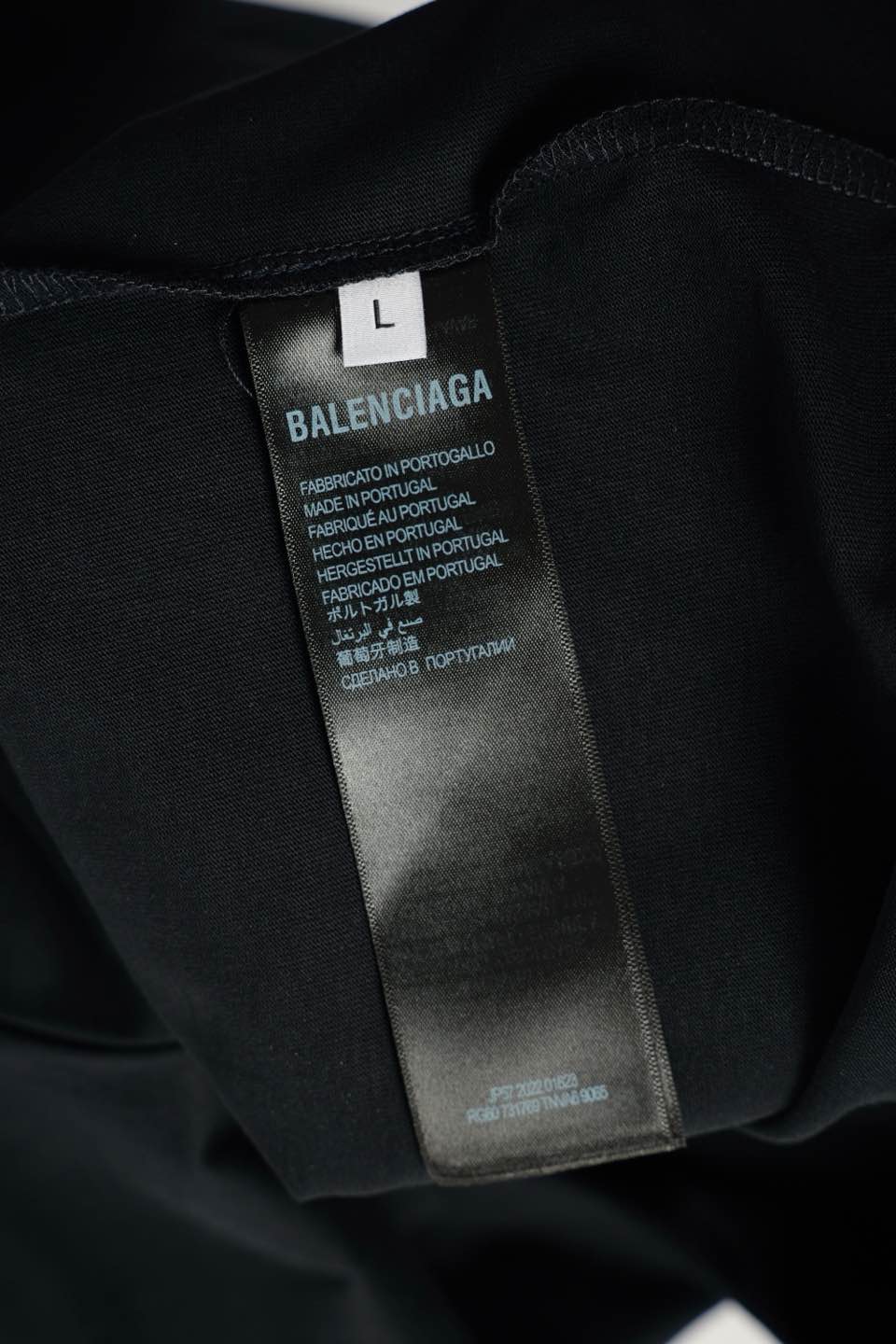 BALENC&AGA Paris Tape Letter Crew Neck Cotton T-Shirt Unisex Loose Fit 10 a1747711696084 5804