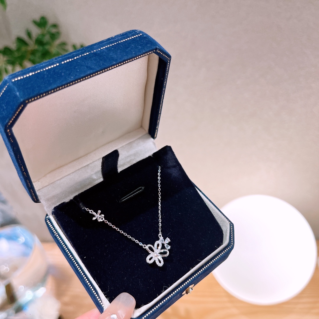 925 Silber Kette Ätherisch Frühlingsfest Silber