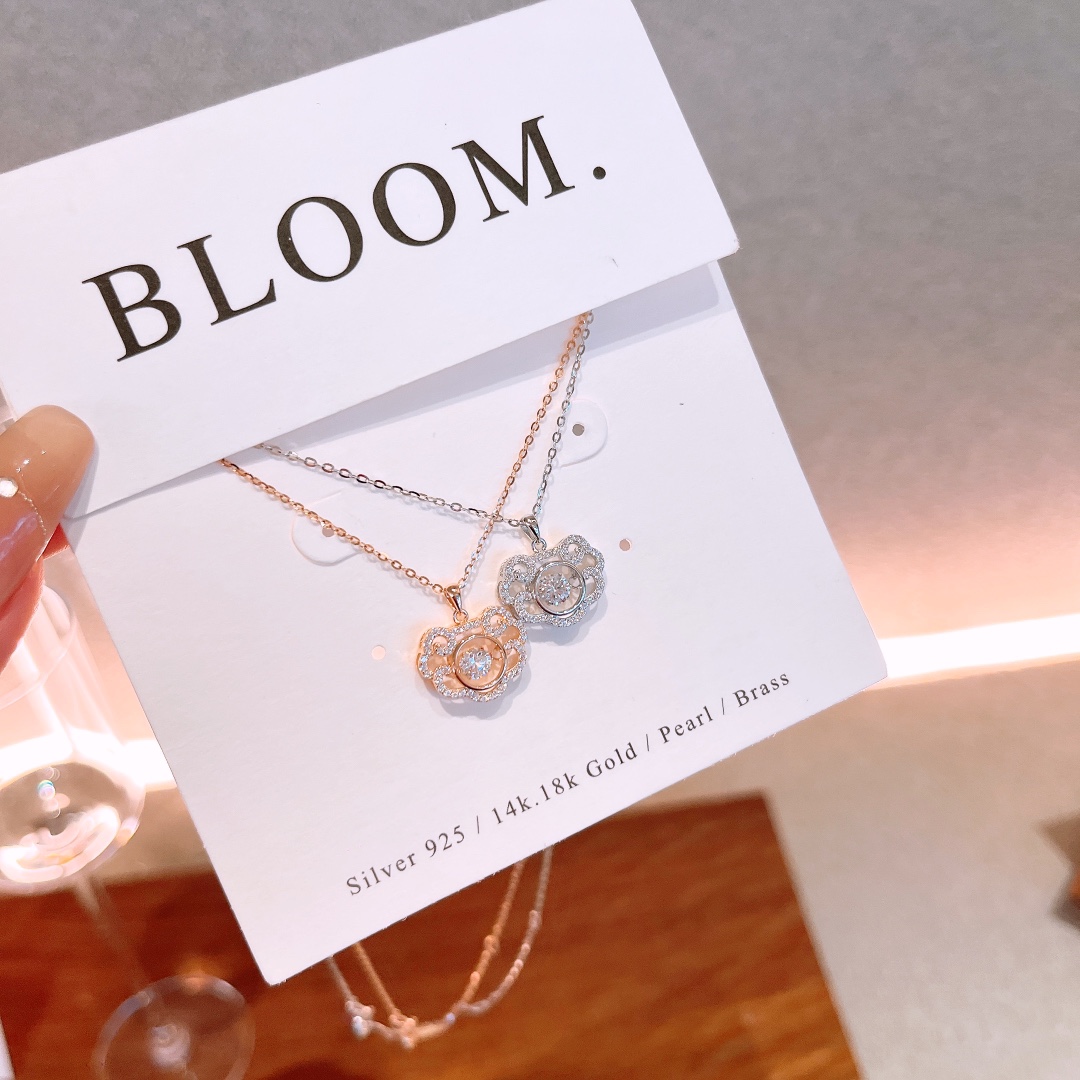 Hypoallergenes Silber Kette Künstlerisch Alltag Silber