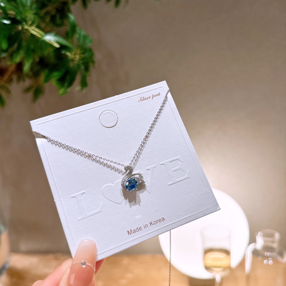 925 Silber Moissanit Kette Ätherisch Hauseinweihung Gold