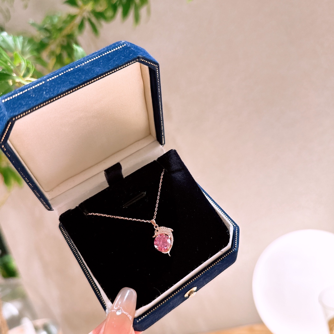 925 Silver Moissanite Necklace Vintage Engagement Silver