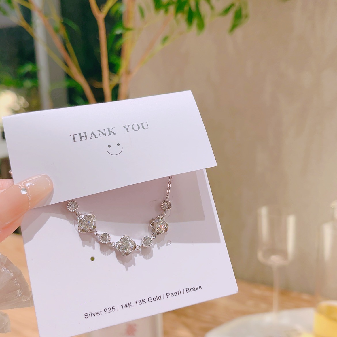 Fine Silver Moissanite Bracelet Artistic Travel Silver