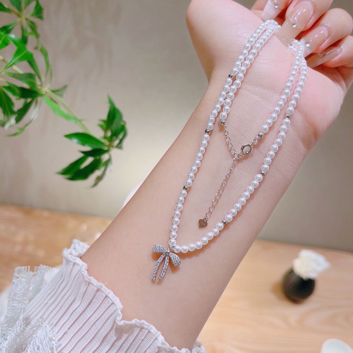 Nickelfreies Silber Kette Süß & cool Geschenk für beste Freundin