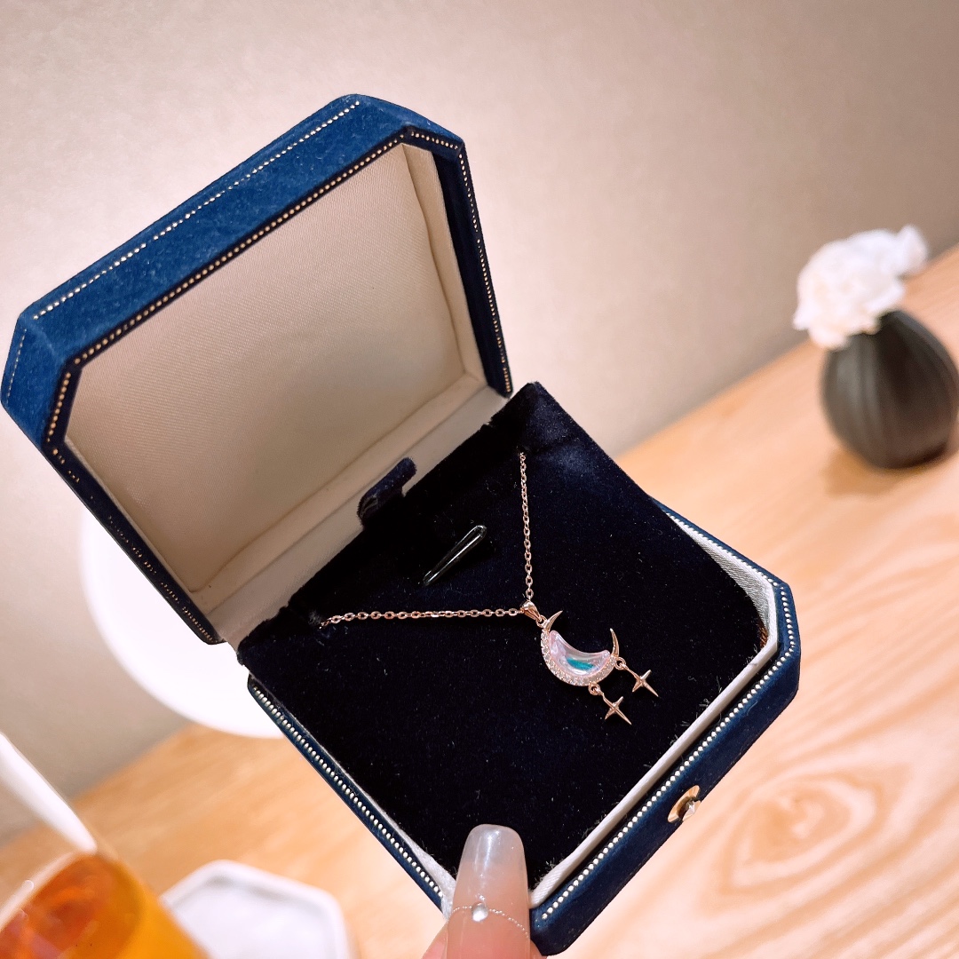 S925 Sterlingsilber Kette Mode Geschenk für sie Silber