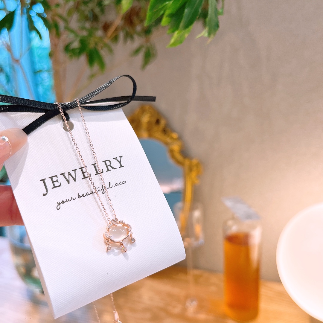 S925 Sterlingsilber Kette Koreanischer Stil Verlobung Gold