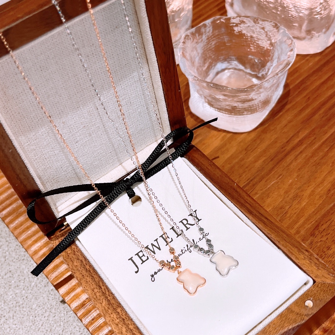 Massivsilber Kette Elegant Geschenk für beste Freundin Gold