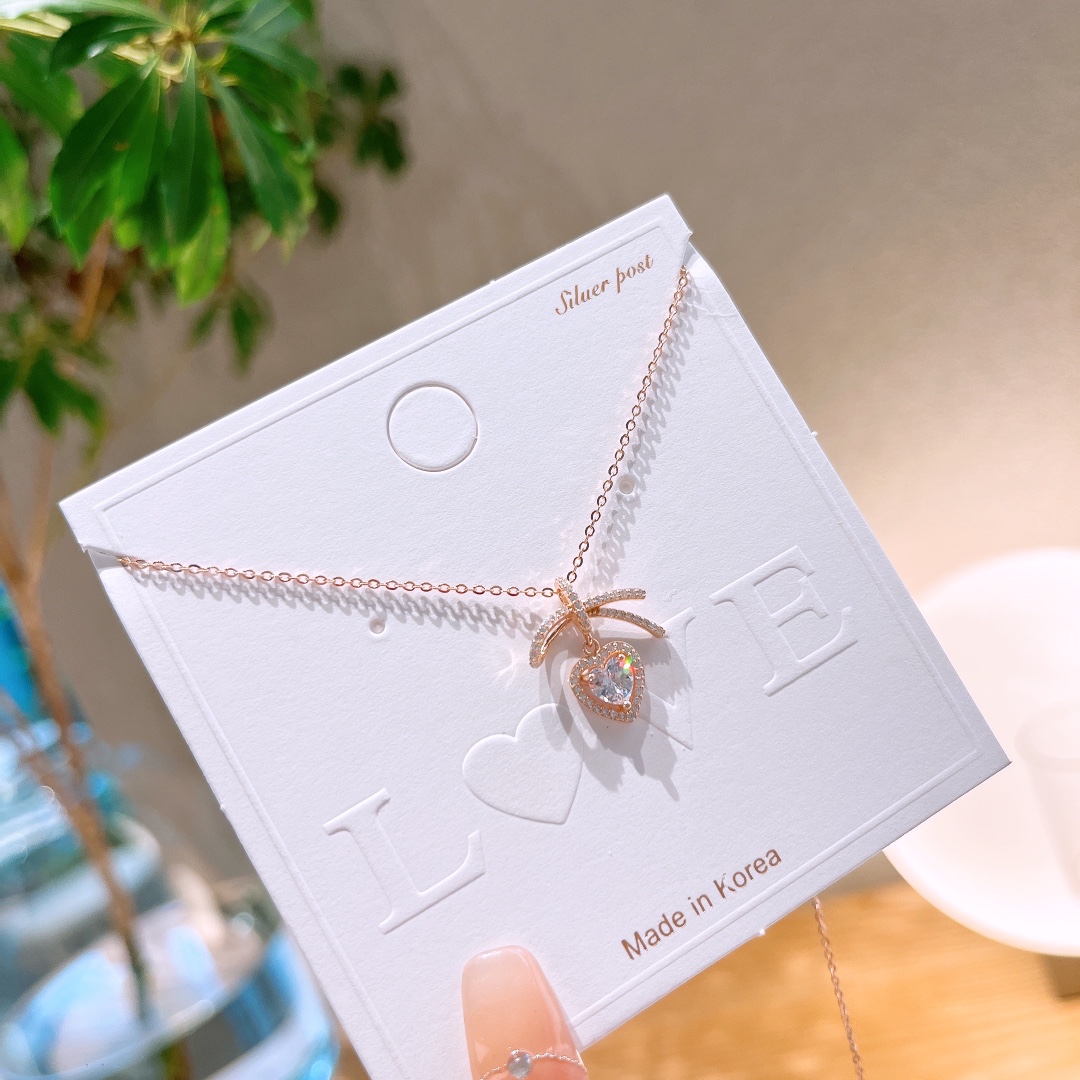 S925 Sterlingsilber Kette Einzigartig Jahrestag Gold