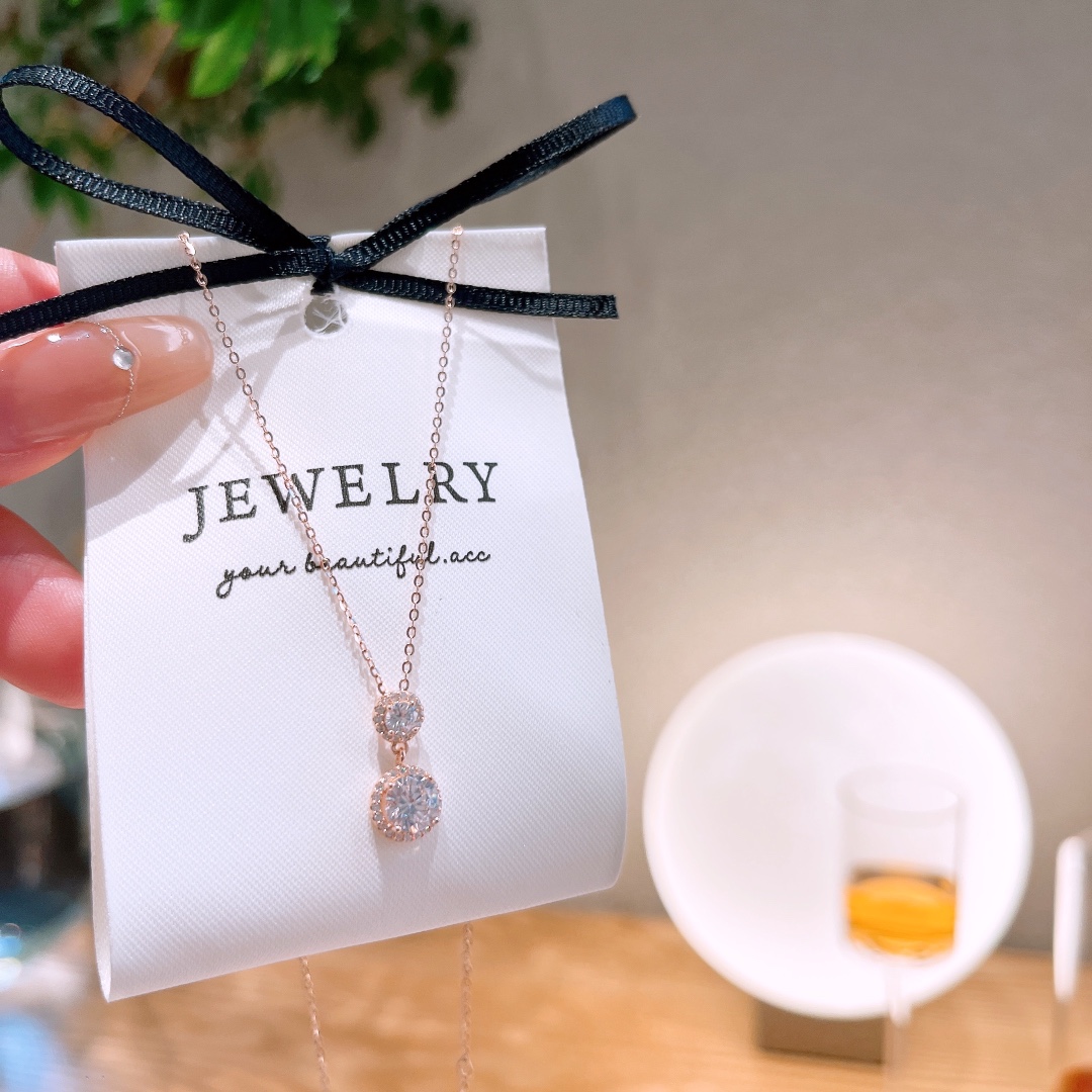 Hochglanzpoliertes Silber Kette Schick Heiratsantrag Silber